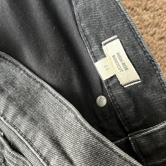 Madewell 90s High-Rise Bootcut Jeans in Lindale Wash Black - Picture 10 of 13